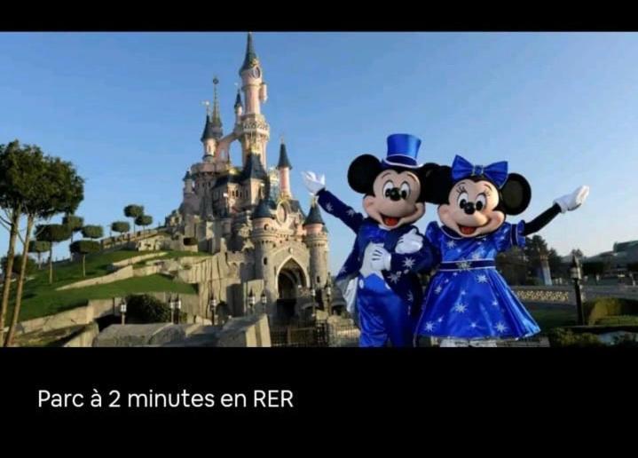 שסי Sweet Appartement Disneyland Paris Parking 300M Station Val D'Europe מראה חיצוני תמונה